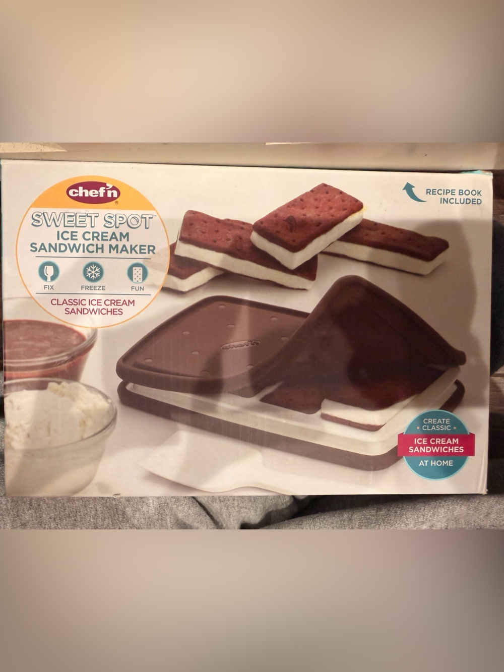 🍪🍦 Chef’n Sweet Spot Ice Cream Sandwich Maker – Like New! 🍦🍪